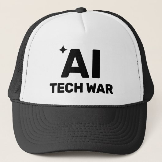 AI Tech War™ Truckerhoed Trucker Pet (Voorkant)