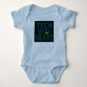 AI: Tech With Heart Frog  Romper (Voorkant)