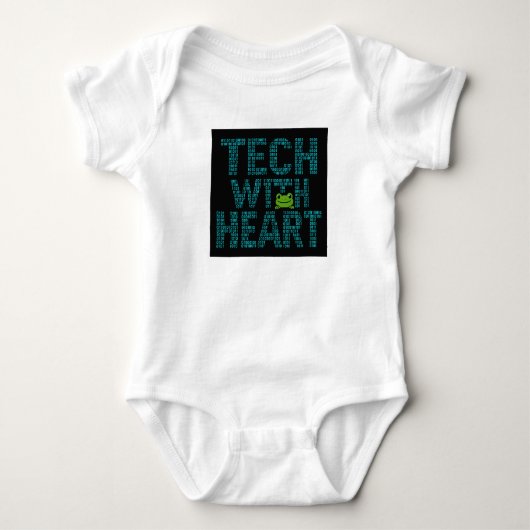AI: Tech With Heart Frog  Romper (Voorkant)
