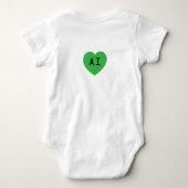 AI: Tech With Heart Frog  Romper (Achterkant)