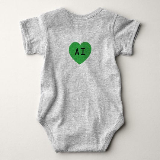 AI: Tech With Heart Frog  Romper (Achterkant)