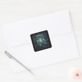 Ai - Technologie - Codeermonogram - Letter K Vierkante Sticker (Envelop)