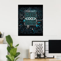 Ai - Technologie - Codeermonogram - Oneindigheid