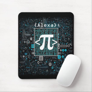 Ai - Technologie - Codeermonogram - Pi-symbool Muismat