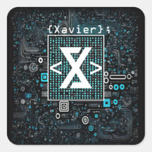 Ai - Technologie - Codeermonogram - Xavier