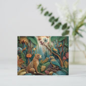 AI-tekenreeks Briefkaart (Staand voorkant)