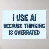 AI-tekst Poster (Voorkant)