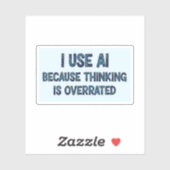 AI-tekst Sticker (Vel)