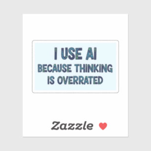 AI-tekst Sticker