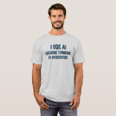 AI Text Unisex T-shirt (Voorkant volledig)