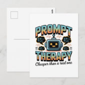 AI-therapie Grafisch – Prompt Engineering Design Briefkaart (Voorkant / Achterkant)
