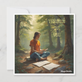 AI Thinking of You Note Kaart Notitiekaartje