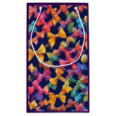 AI Tied Bows Gift Bag Klein Cadeauzakje (Achterkant)