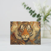 AI Tiger Briefkaart (Staand voorkant)