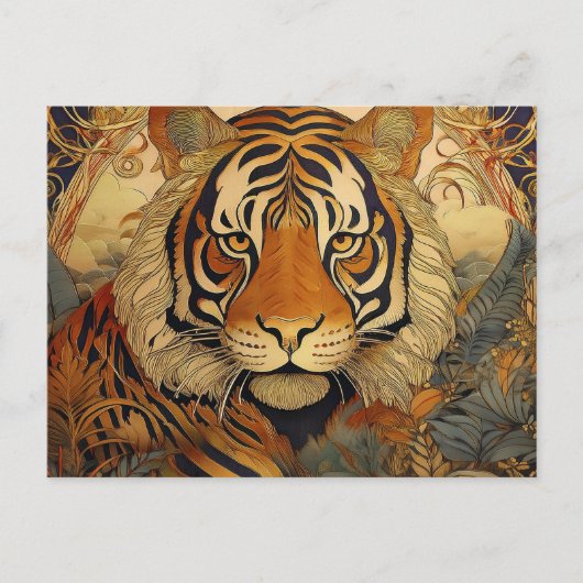AI Tiger Briefkaart (Voorkant)