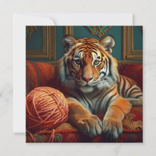 AI Tiger Feestdagenkaart