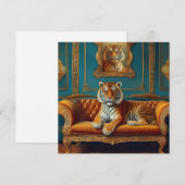 AI Tiger Feestdagenkaart (Voorkant / Achterkant)