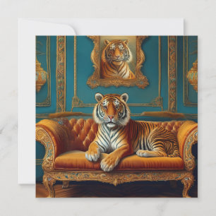 AI Tiger Feestdagenkaart