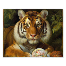 AI Tiger Painting Foto Afdruk