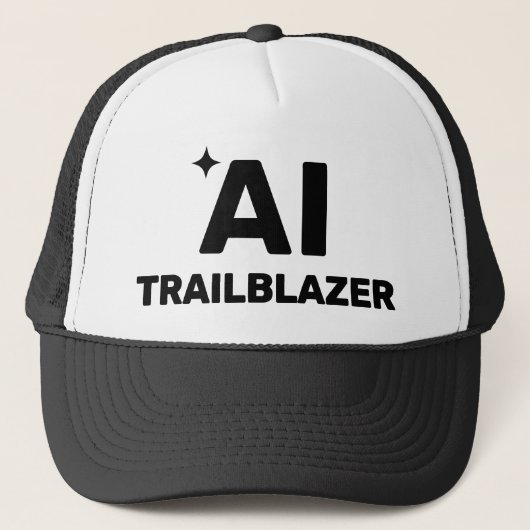 AI Trailblazer™ Trucker Hat Pet (Voorkant)
