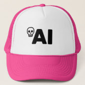 AI Trucker Hat Trucker Pet (Voorkant)