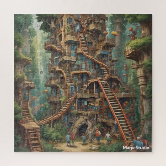 AI Ultimate Tree House-puzzel Legpuzzel (Verticaal)