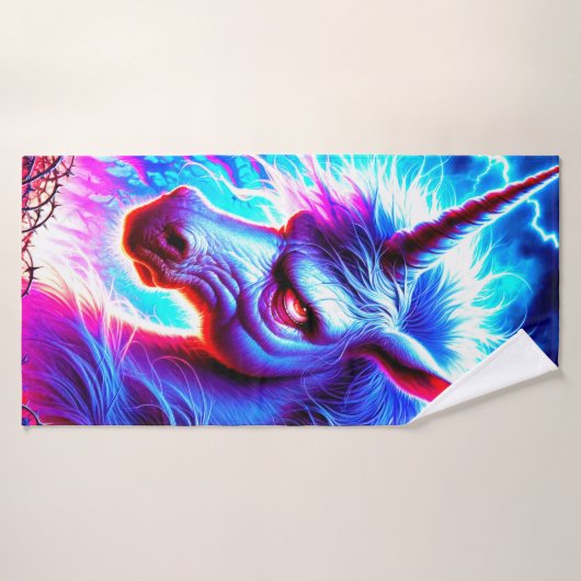 Ai Unicorn Badhanddoek (Badhanddoek)