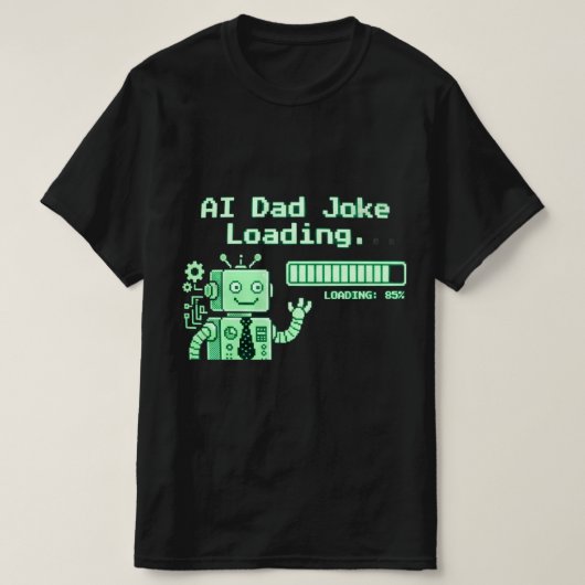 AI Vadergrapsshirt Funny Tech Cadeau voor Vader T-shirt (Design voorkant)