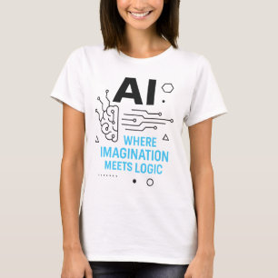 AI-verbeelding voldoet aan logisch T-shirt Creat