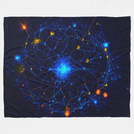 AI-Verbonden Fleece Deken (Voorkant (Horizontaal))