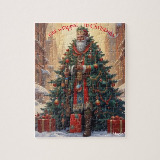 AI Verpakt In De Kerstpuzzel Legpuzzel (Verticaal)