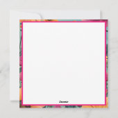 Ai Vintage Bij Mijn Valentijnsdag  Feestdagenkaart (Achterkant)