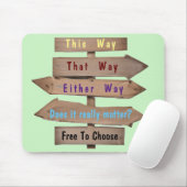 AI vrij om Muismat te kiezen (Met muis)