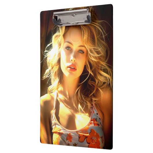 AI-vrouw Klembord (Links)