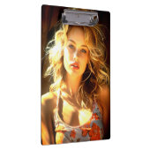 AI-vrouw Klembord (Rechts)