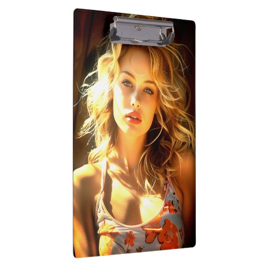 AI-vrouw Klembord (Rechts)