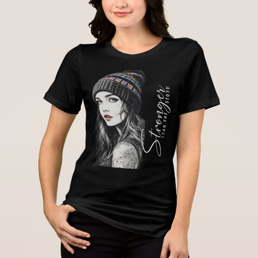 AI Vrouwen T-shirt Imagine (Voorkant)