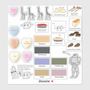 AI Weirdness collectie Sticker