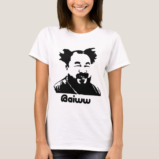 Ai Weiwei @aiww Twitter-dames T-Shirt (Voorkant)
