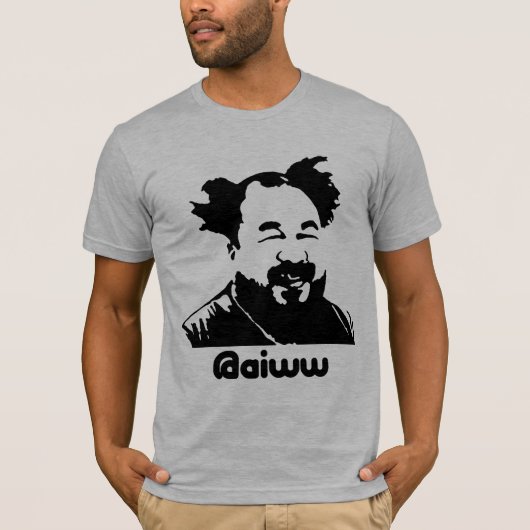 Ai Weiwei @aiww Twitter T-Shirt (Voorkant)