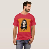 AI Woman Pic Design – The Future Meets Elegance T-shirt (Voorkant volledig)