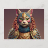 AI Yarn Cat Briefkaart (Voorkant)