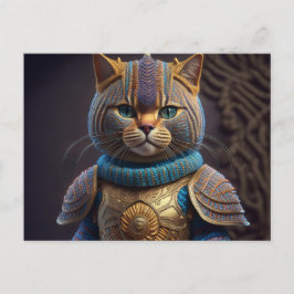 AI Yarn Cat Briefkaart