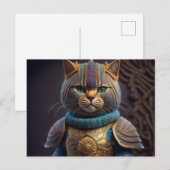 AI Yarn Cat Briefkaart (Voorkant / Achterkant)
