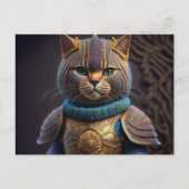 AI Yarn Cat Briefkaart (Voorkant)