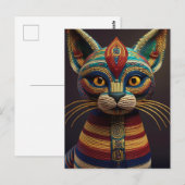 AI Yarn Cat Briefkaart (Voorkant / Achterkant)