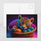 AI Yarn Jaguar Briefkaart (Voorkant / Achterkant)
