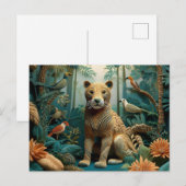 AI Yarn-Oerwoud Briefkaart (Voorkant / Achterkant)