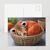 AI Yarn Tiger Briefkaart (Voorkant / Achterkant)
