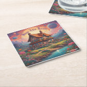 AI zegene het Onderzetter van dit Huis (Schuin)